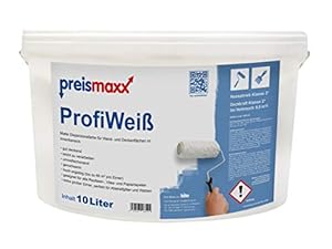 Preismaxx ProfiWeiß Dispersionsfarbe 10L Innenbereich