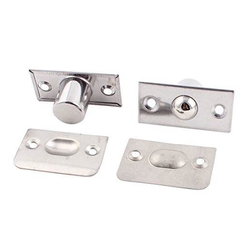 Uxcell a16012800ux0621 Door Cabinet Closet Metal Ball Catch Latch Catcher Hardware Tool 2sets (Pack of 2)