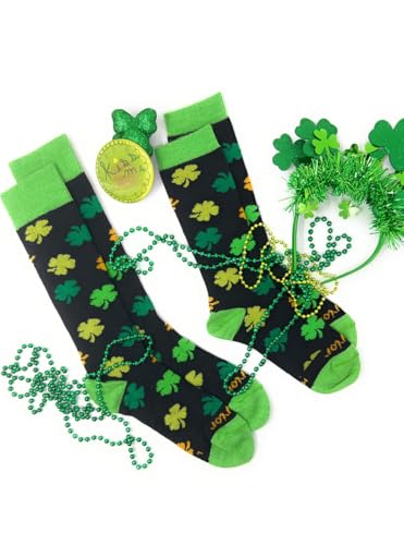 WARRIOR ALPACA SOCKS - Lucky Shamrock Alpaca Blend Socks4