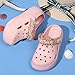 Platform Clogs for Women's Outdoor Fashion Charms Beach Shoes Summer Lightweight Slippers Pink Streamer 41