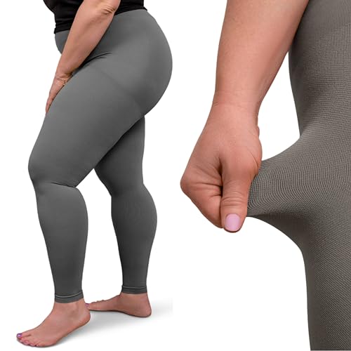 Image of ABSOLUTE SUPPORT Plus Size Compression Stockings for Women 20-30 mmHg, Improve Legs Circulation, Swelling & Pain, A717PS