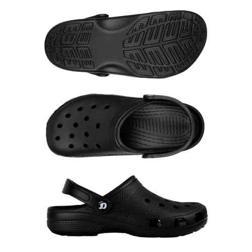 Image of DOCTOR EXTRA SOFT Men's Classic Casual Clogs /Sandals with Adjustable Back Strap for Adult | Comfortable & Light Weight | Stylish & Anti-Skid | Waterproof & Daily Mules for Gents & Boys D-501