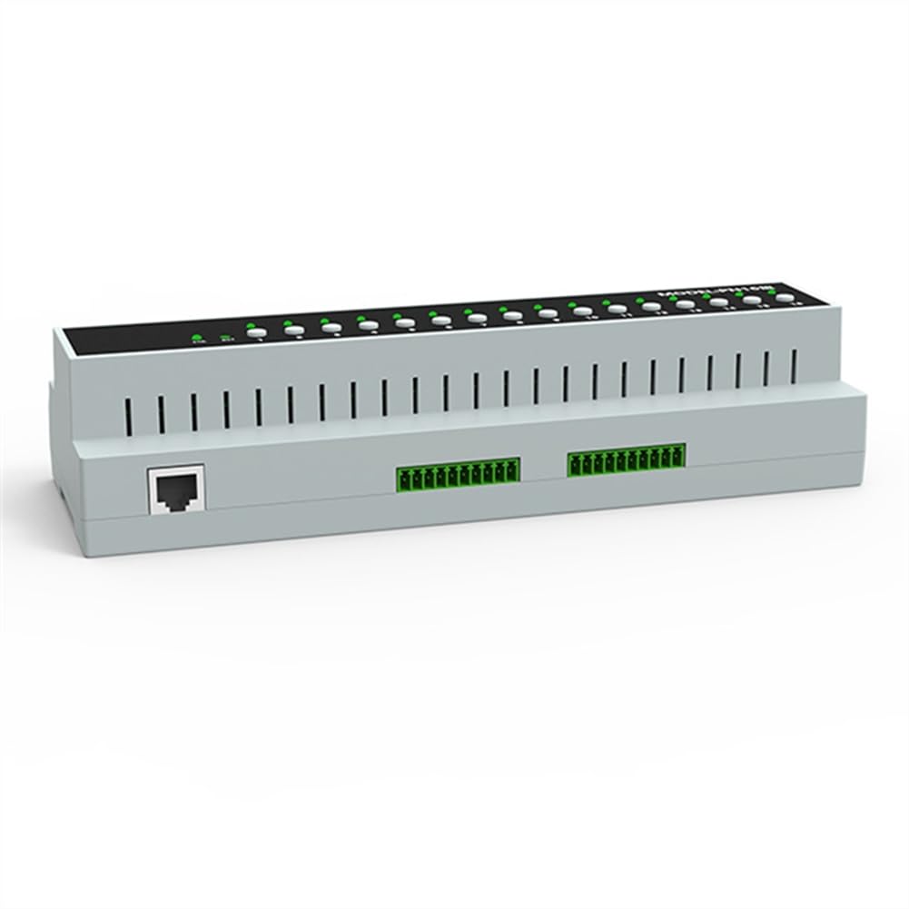 Controllo Della Casa Intelligente: Modulo Interruttore Relè Tuya WIFI A 16 Canali, App Remota e Vocale, 110 V-240 V