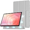 TiMOVO Funda magnética para Samsung Galaxy Tab S11 de 11 pulgadas 2025 SM-X730/X736B, delgada y ligera, soporte de encendido y apagado automático, gris plateado