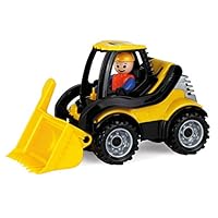 Lena truckies gravel vehicles, approx.20 cm – 30 cm, with figurine.