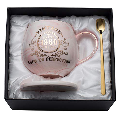 Oyiyou 60th Birthday Gifts for Women Men | Vintage 1960 Aged To Perfection