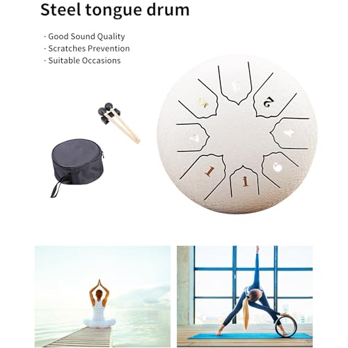 Rain Drum de Acero 6 Pulgadas 8 Notas para Jardín miniatura 4