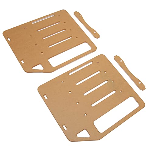 Pissente Supporto per Hard Drive Fai-da-Te Multistrato in Acrilico per Dischi Rigidi con Fori di Montaggio Precisi per Hard Drive da 3.5 Pollici e Ventole da 8cm Perfetto per Costruttori (4 Strati)