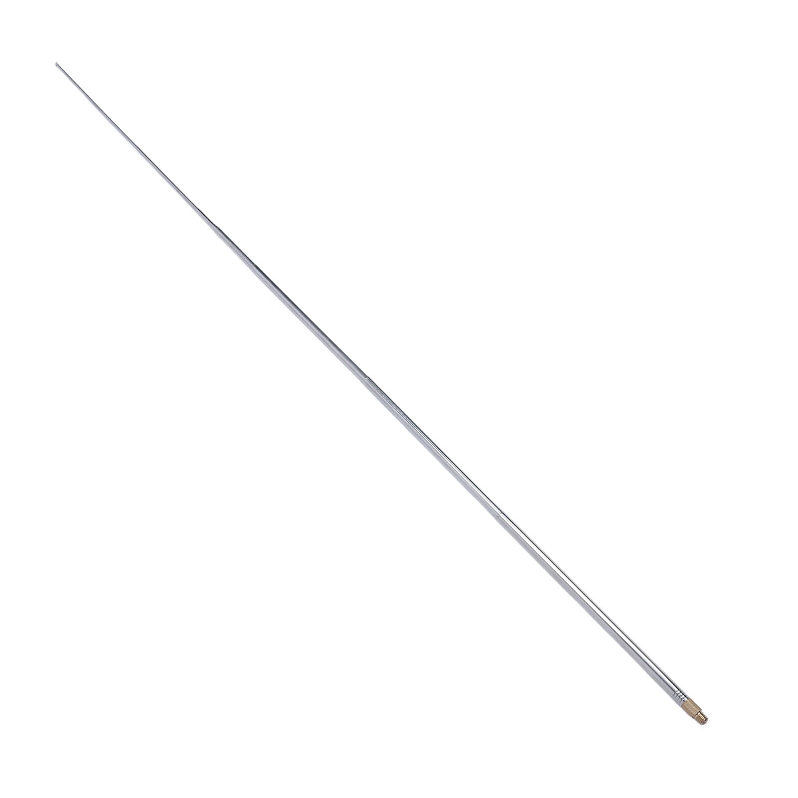 Antenne télescopique, bande complète 7 MHz -50 MHz, ondes courtes, 10 sections, longueur de 2,5 m, en acier inoxydable, compacte et légère avec traitement fin, antenne télescopique