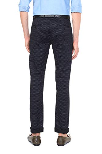 Image of Peter England Men's Super Slim Fit Casual Trousers