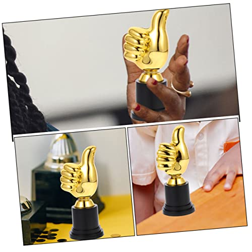 Tofficu 4 Pçs Polegares Para Cima Modelos De Troféus Para Adultos Troféu De Basquete Troféu De Compe