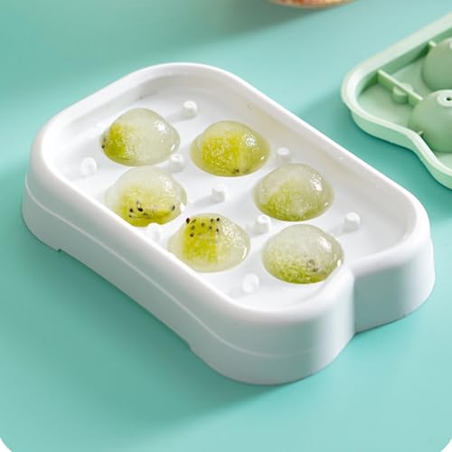 Molde para Esferas de Hielo 3 Piezas con Tapa Verde miniatura 3