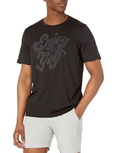 Puma Golf Men's CLOUDSPUN Enjoy Golf TEE, Puma Black, M