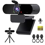 【FULL HD 1080P WEB CAM】Record vibrant HD video clips which pictures' quality is realistic and pure at 30 frames per second. Capture the smallest details with advanced H.264 compression technology. Get fast, smooth uploads 1080p vedio. The webcam is available by the USB port, and no demand for extra drive, plug and play.