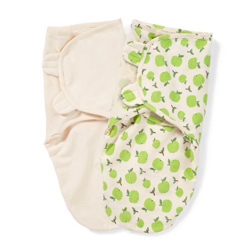 Image of Summer SwaddleMe Organic Adjustable Infant Wrap, 7-14 Lbs, Small-Medium, Apple and Ivory