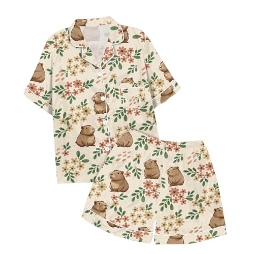 Short de sommeil pyjama doux pour vêtements de maison confortables