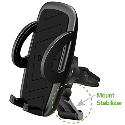 Cellet Air-Vent Phone Holder Car Mount, Support Kick-Stand Included, Compatible For Iphone 11 Pro Max, 11 Pro, 11, Xs Max, Xs, Xr, 8 Plus, 8, Galaxy S20 Ultra 5G, S20+ 5G, S20 5G, And More #TOP3
