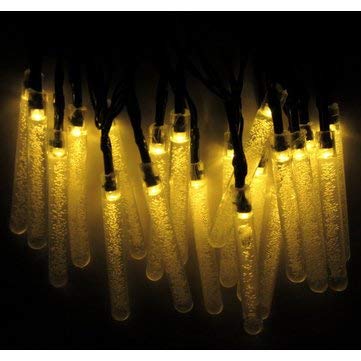 3NH Ssl-9 Led 4.8M 20Led Gardening Solar Panel Light Holiday Garden Party Wedding Decoration Warm Yellow Color