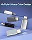 layajia USB C auf Lightning Adapter, Adapter USB C auf Lightning für iPhone 14/13/12/11/iPad/Airpads, Unterstützt Laden/Datensynchronisation, Nicht für Kopfhörer/Audio/OTG, Anti-Lost, 2 Stück, GunGrau