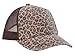 Women's Print Mesh Canvas Trucker Baseball Cap Hat