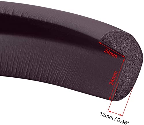 Image of Baby Proofing Corner Guards, Corner Protectors, 2 Meter Foam Table Safe Bumpers, Furniture Edge and Corner Guardswith 3M Tapes Sharp Edges Protection(Brown, Set of 2)