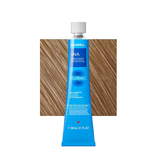 Goldwell Colorance 9NA Tinte para el cabello rubio ceniza claro, 60 ml