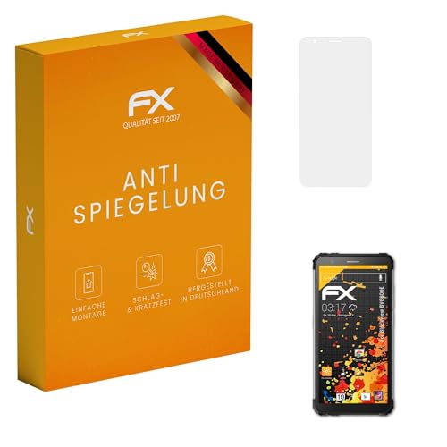 atFoliX Screen Protector compatible with Blackview BV6600E Screen Protection Film, anti-reflective and shock-absorbing FX Protector Film (3X)