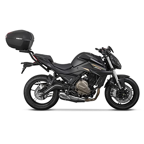 Anclaje SHAD Top Master QJMOTOR SRK 700 elimina vibraciones en maletas moto