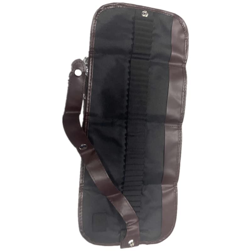 Astuccio Portapennelli E Matite In Tela – Organizer Roll-up Con 20 Tasche – 40x38 Cm – Per Artisti, Pittori E Studenti