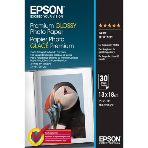 Epson C13S042154 Papel fotográfico 13x18cm 30 Hojas 255gr brillante