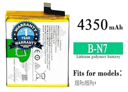 Image of THE BATTERY STORE Original B-N7 Battery for Vivo X50 Pro Plus Battery with 1 Year warrenty**** (PPP245)