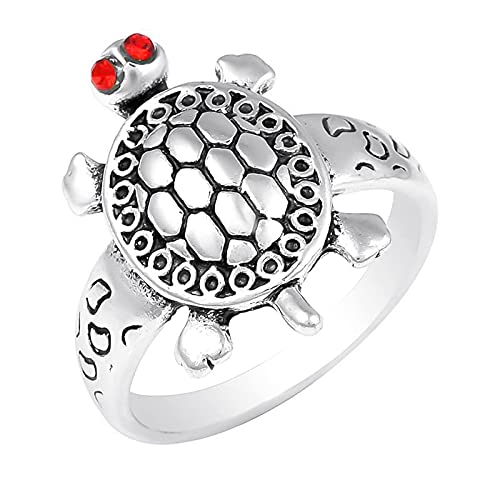 Fashion Frill Exclusive Luckiest Turtle Stainless Steel Silver Ring For Men/Women (B09C1SRB6K) Amazon Price History, Amazon Price Tracker