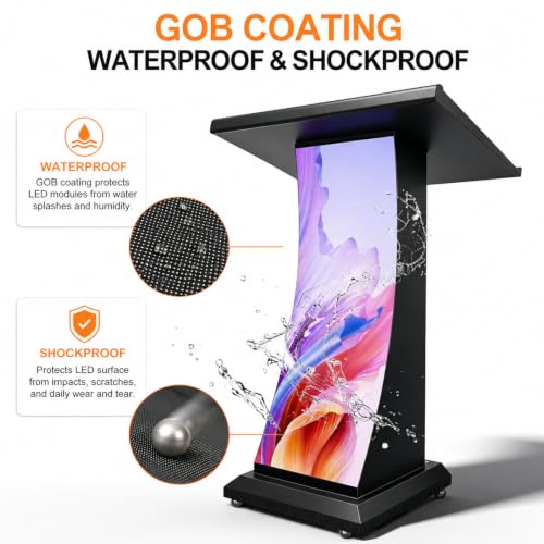 Image of LED Podium Display with P1.86 Fine Pitch LED Screen