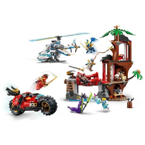 Image of LEGO NINJAGO Ninja Vehicle Tree House Battle - Fighting Toys - Playset with 6 Minifigures - 71857