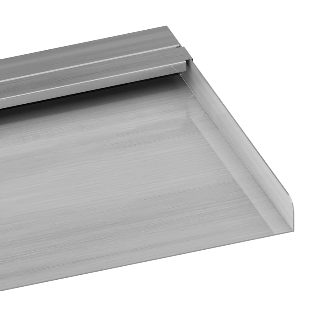 vidaXL Fuente Cascada con LED RGB para Jardín Estanque Piscina Patio Exterior Aporte Decorativo Relajante Luces Sonido Vista Acero Inoxidable