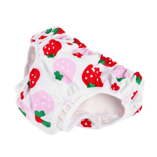 BESTYASH 2 Piezas Bañadores Impermeables Para Quinielas Nadadores Juguete Pequeño Lavable Nadar Piscina Ropa De Baño Para Bebé Bebés Nylon Rojo