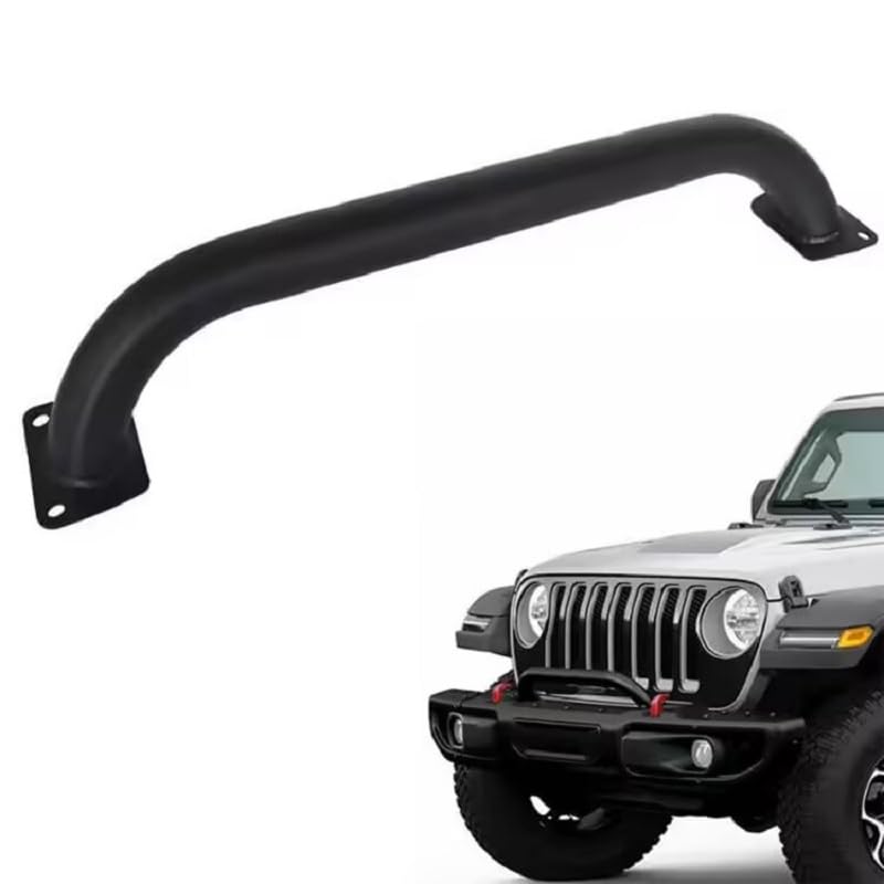 Pare-buffle 10e anniversaire N Tube pour Jeep Wrangler JL (2018-2023) - Pare-chocs avant en acier inoxydable robuste, garde et protection tout-terrain noire...