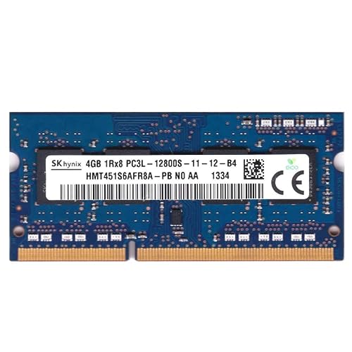 Image of 4GB DDR3L-SK hynix, 1Rx8 PC3L-12800S, 1600 MHz, 204 PIN SO-DIMM, CL-11, 1.35V, UN-BUFFERED(Non-ECC) Memory /Ram Module