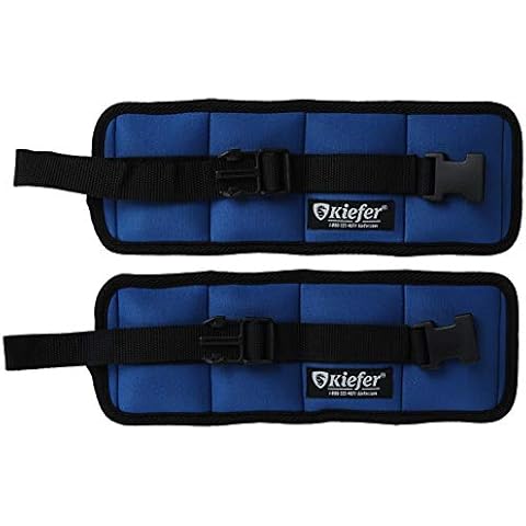 Kiefer 811400-3 Ankle/Wrist Weights (1-Pair), 1.5 Pounds Each, Dark Blue Cover