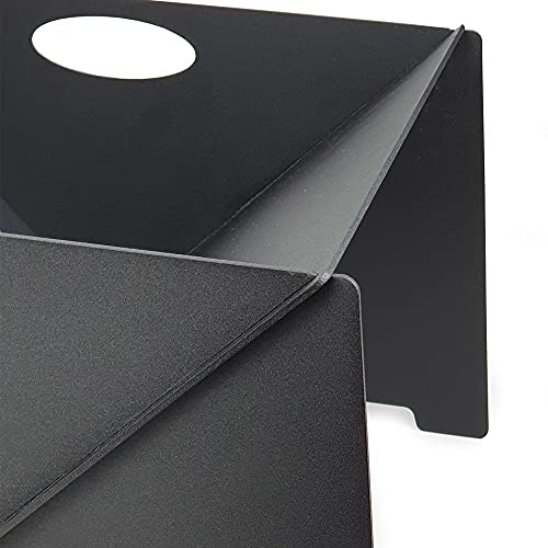 Lareira Portátil À Lenha De Ferro Para Área Externa e Jardim Preto