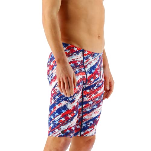 Image of TYR Men's Durafast One Jammer - Solid Training Athletic Swimsuit Briefs