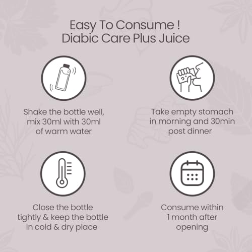 Image of Krishna's Diabic Care Plus Juice with 14 Herbs - Natural Support for Blood Sugar Levels | Herbal Formula for Energy & Wellness - 1000 ml