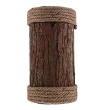 Sa construction le protège de l'usure, préservant ainsi l'éclat de votre socle décoratif (souche ou tronc d'arbre en bois) pour toutes les occasions et décorations saisonnières. socle décoratif pour bougie chauffe-plat, socle rustique de noël