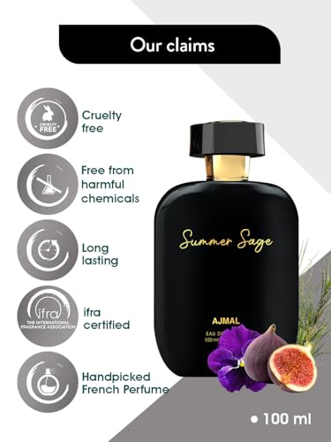 Ajmal ARTISAN - SUMMER SAGE Long lasting Fragrance, Handpicked Luxury Perfume for Men & Women 100ml. - Image 4