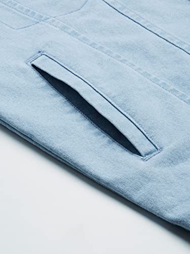 Image of Urbano Fashion Men's Regular Fit Washed Full Sleeve Denim Jacket