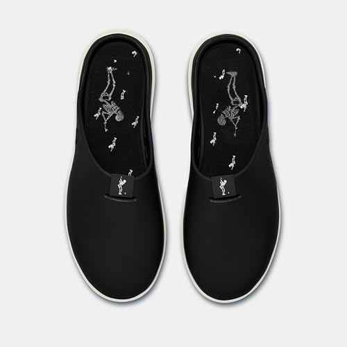 TRUE Linkswear Men's FS Slide – Lightweight, Water-Resistant, Cushioned, All-Day Comfort, Superfoam Sole – Dead Golfer Black – Size 132