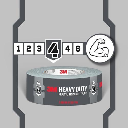 3M Heavy Duty Duct Tape White, 1.88 in x 20 yd, 1 Roll, 2120-WH - image 8