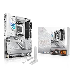 ASUS ROG Strix X870-A Gaming WiFi AMD AM5 X870 ATX Motherboard 16+2+2 Power Stages, Dynamic OC Switcher, Core Flex, DDR5 AEMP, WiFi 7, 4X M.2, PCIe® 5.0, Q-Release Slim, USB4®, AI OCing & Networking