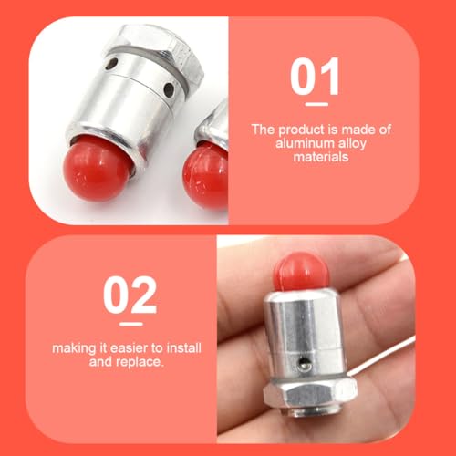Válvulas de seguridad para olla de presión 4 piezas, válvulas de restricción de vapor de gran diámetro, piezas de repuesto para ollas de presión eléctricas para cocina doméstica miniatura 5