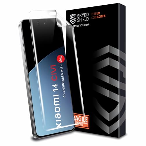 Image of TPU hydrogel Edge to Edge Screen Protector Guard For Xiaomi 14 CIVI (6.73 Inch) With Installation Kit | Fingerprint Compatible | Edge to Edge Coverage